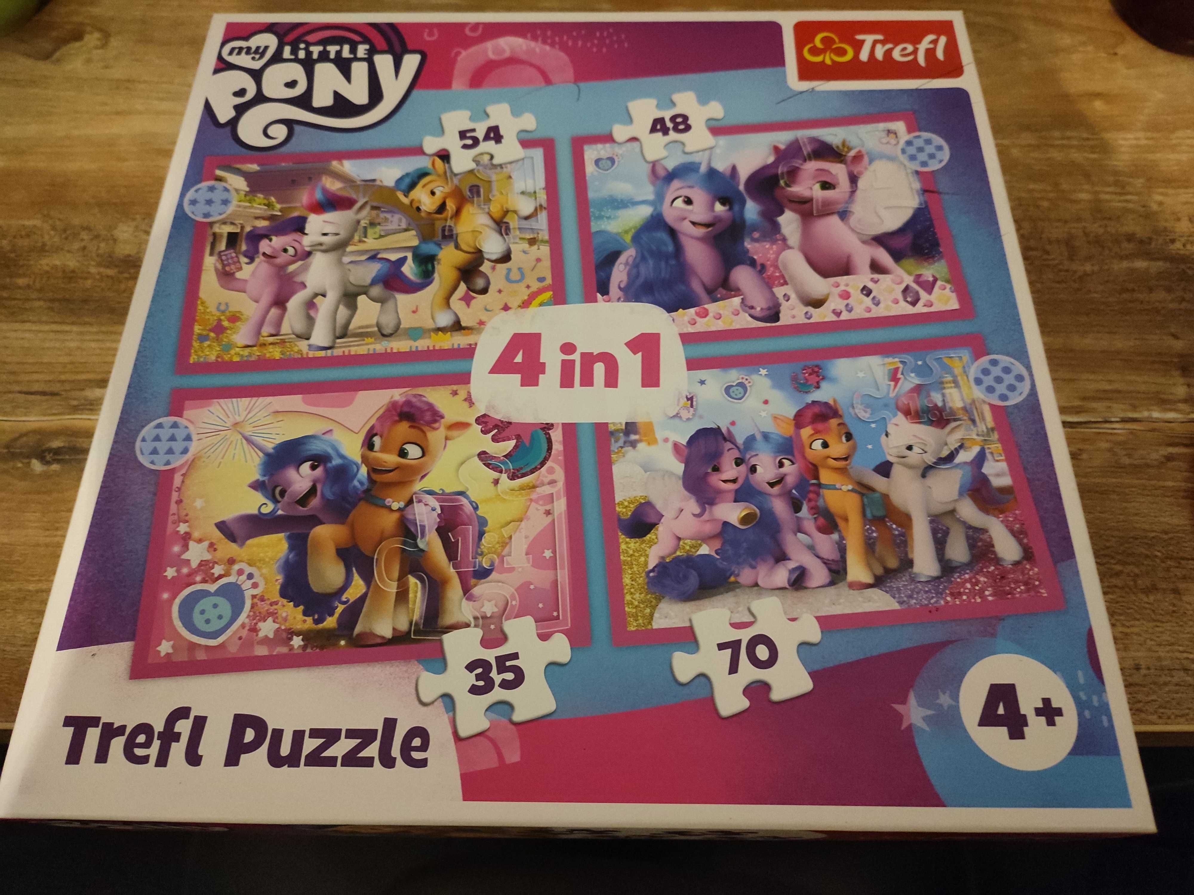 Puzzle 4in1 My Little Pony 4 ani+