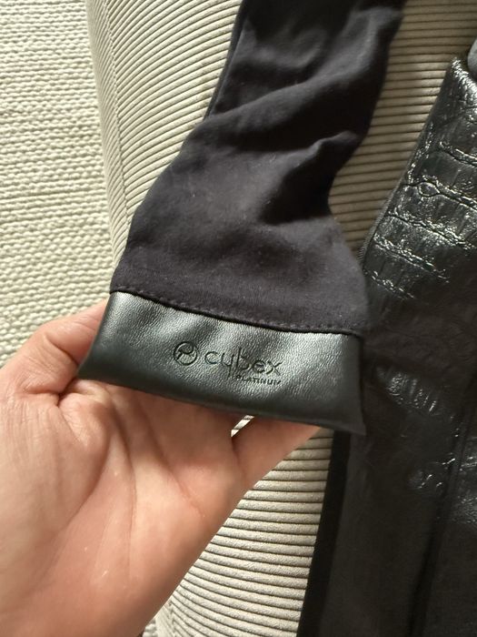 Cybex Platinum Yema Tie Leather Baby Carrier - Stardust Black