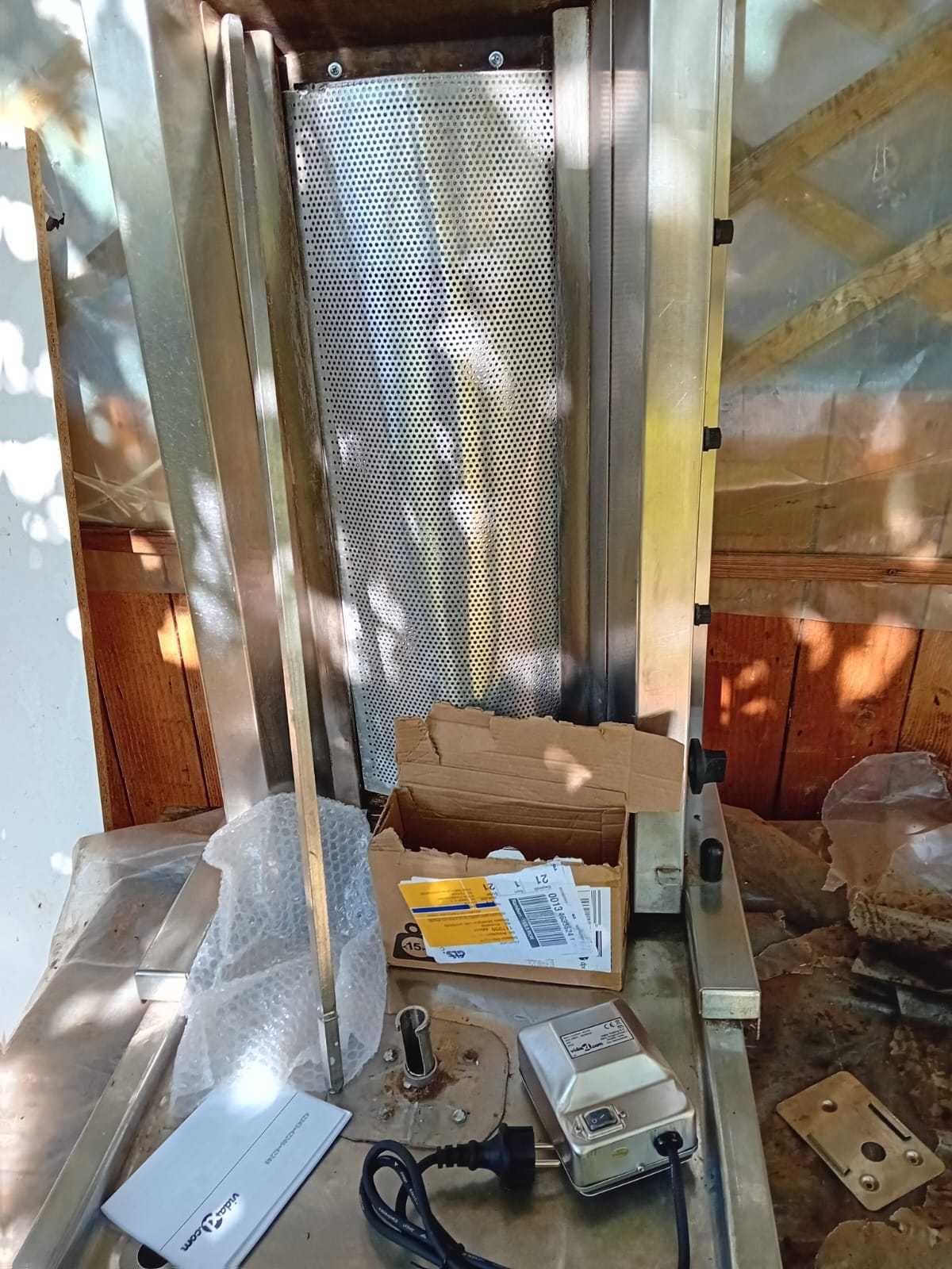 Aparat fript carne shaorma inox