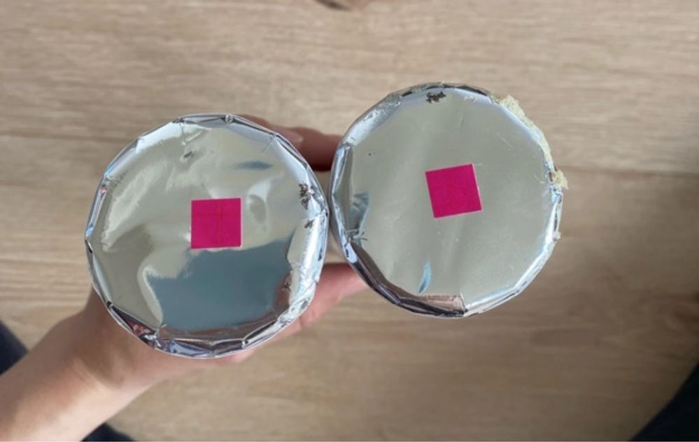Tun confetti gender reveal cu pudra colorata ROZ