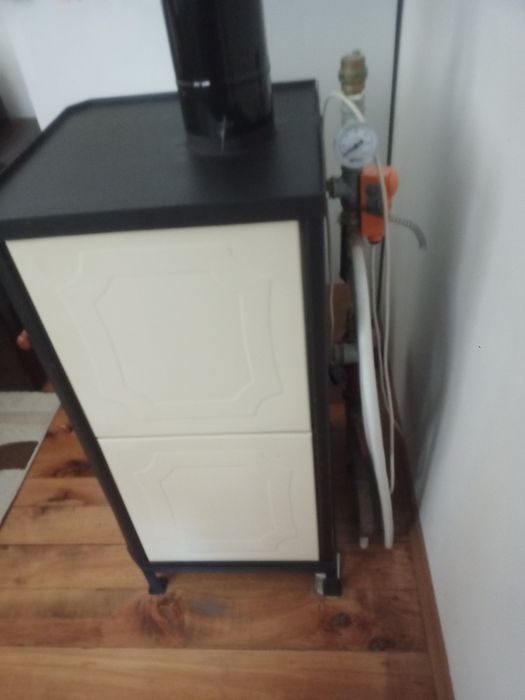 Печка с водна риза тип камина Прити 8kv