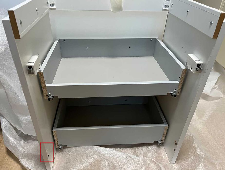 Masca baie + lavoar Cersanit Moduo Slim, mdf