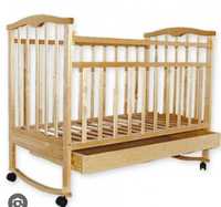 Продам детскую кроватку деревянную