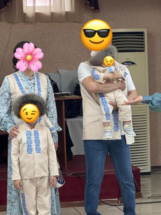 Казахский костюм на семью