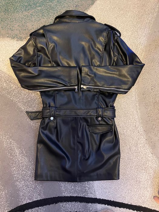 Кожена рокля ZARA