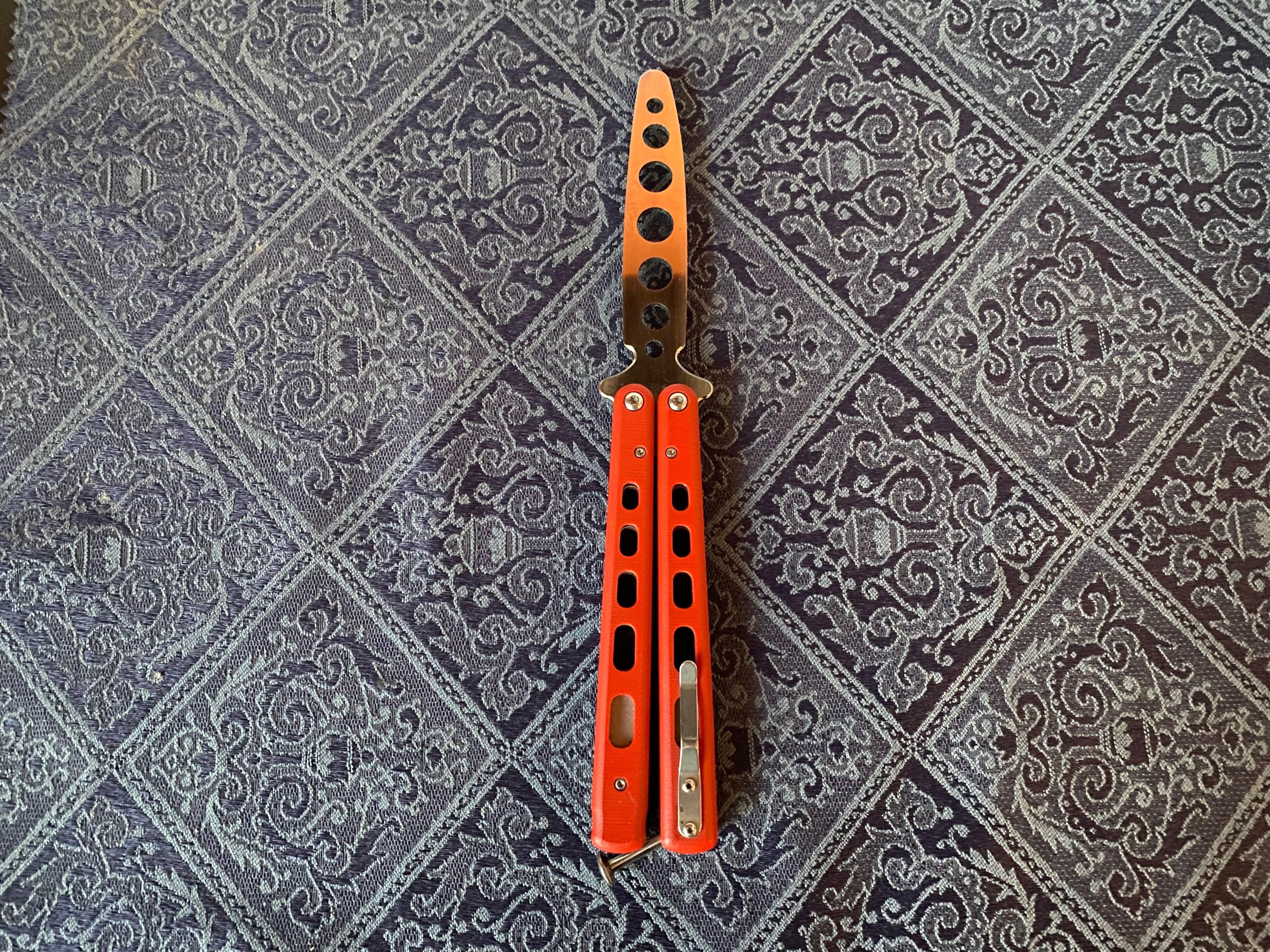 Тренировъчен нож пеперуда butterfly knife Boker Plus