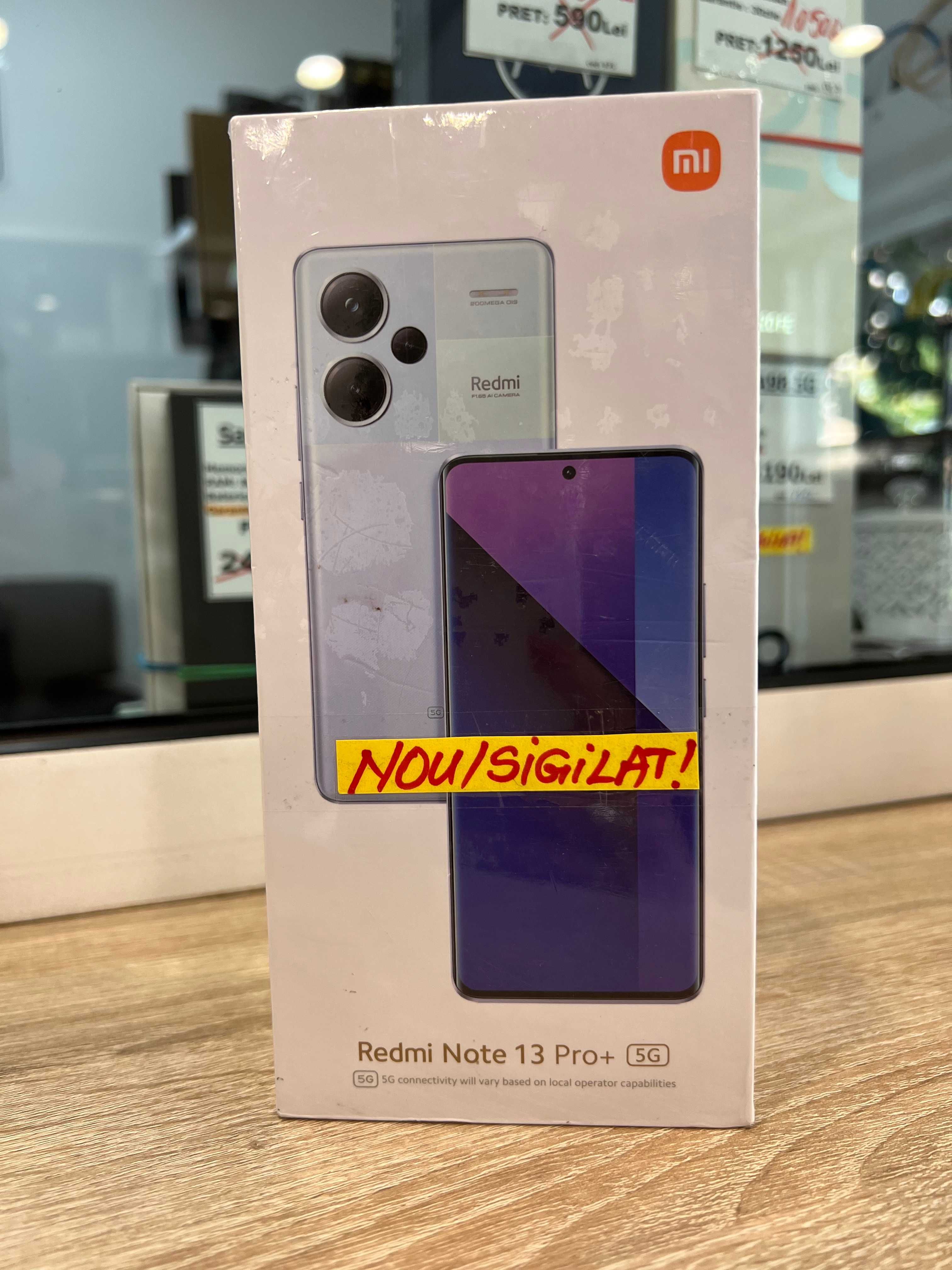 Xiaomi Redmi Note 13Pro Plus 5G, 256GB/8GB RAM, NOU/Sigilat!