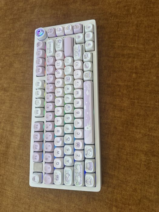 Tastatura Wireless Leobog Hi75C Pro Alba