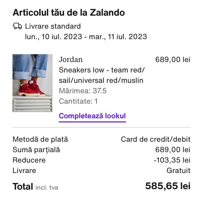 Adidasi Air Jordan - marimea 37.5