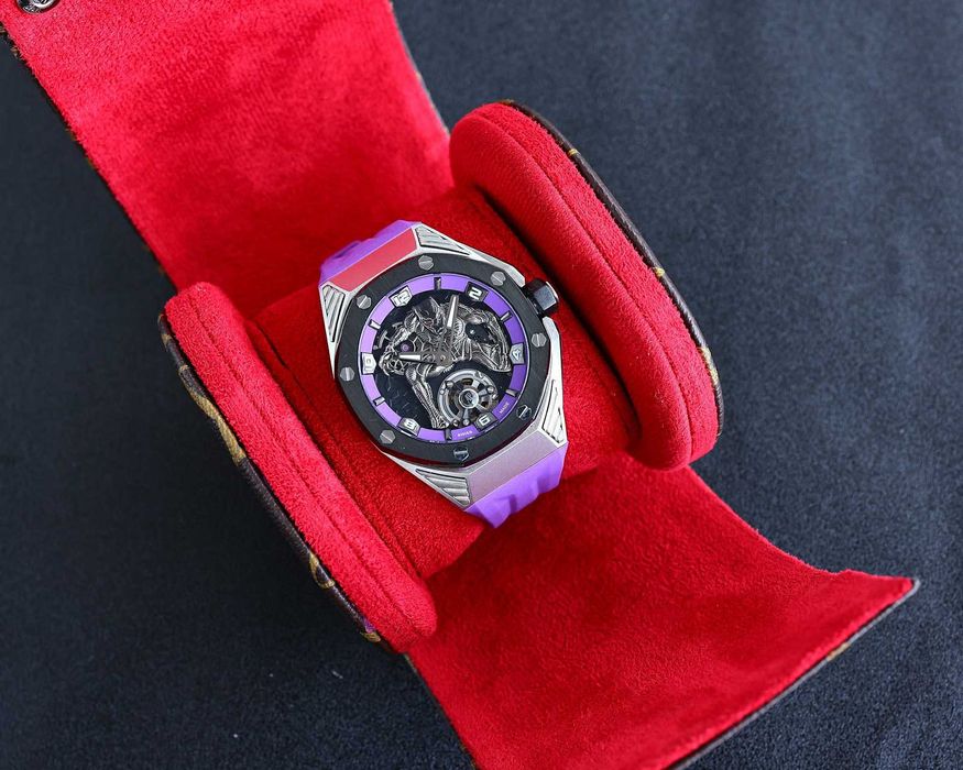 Ceas bărbătesc automat Audemars Piguet x Marvel Black Panther
