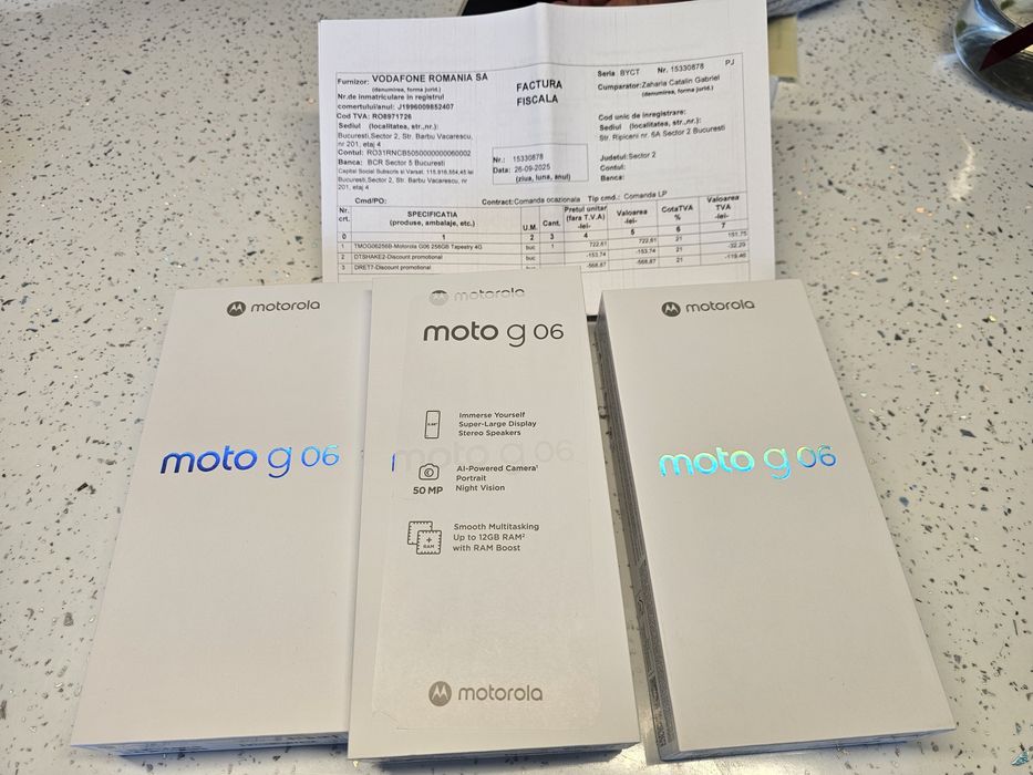 Motorola G06 NOU IEFTIN
