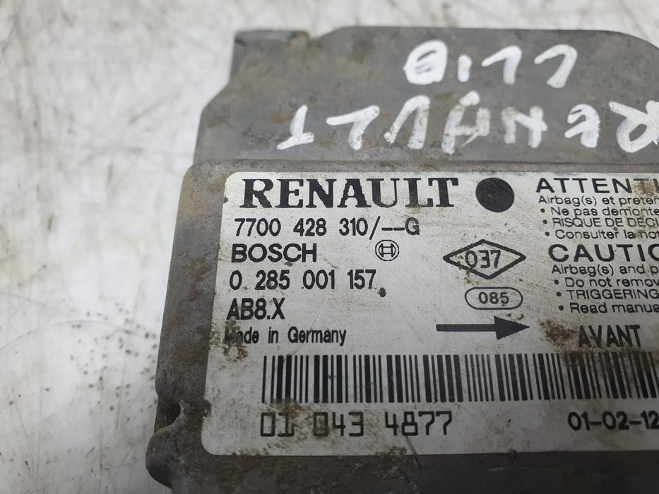 Calculator airbag 7700428310 Renault Symbol 1 [facelift] [2002 - 2006