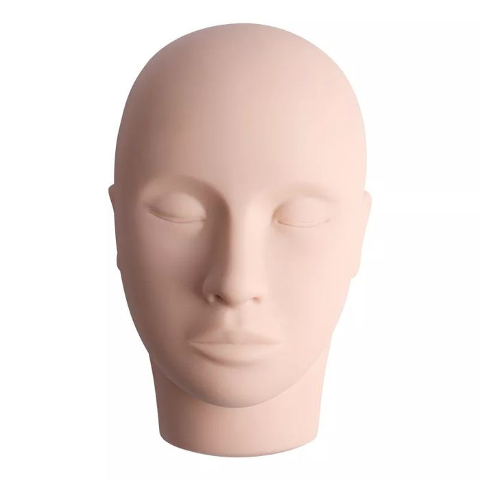 Тренировъчна глава/манекен за мигли /миглопластика