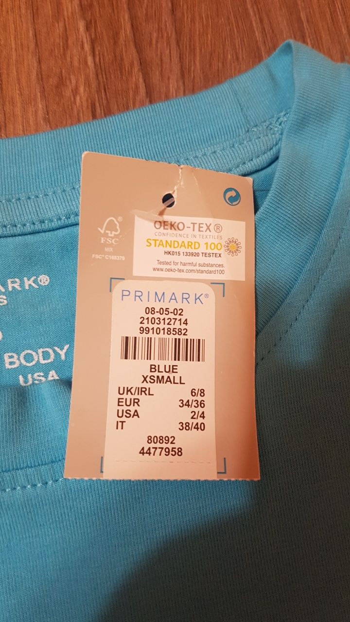 Body fete , marca Primark , bumbac, măr XS