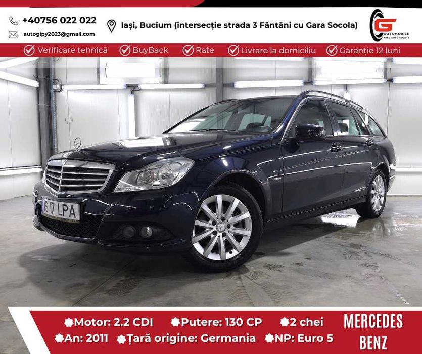 MERCEDES-BENZ C200 CDI Fab2012 Navi Climatronic Jante Înmatriculat RO