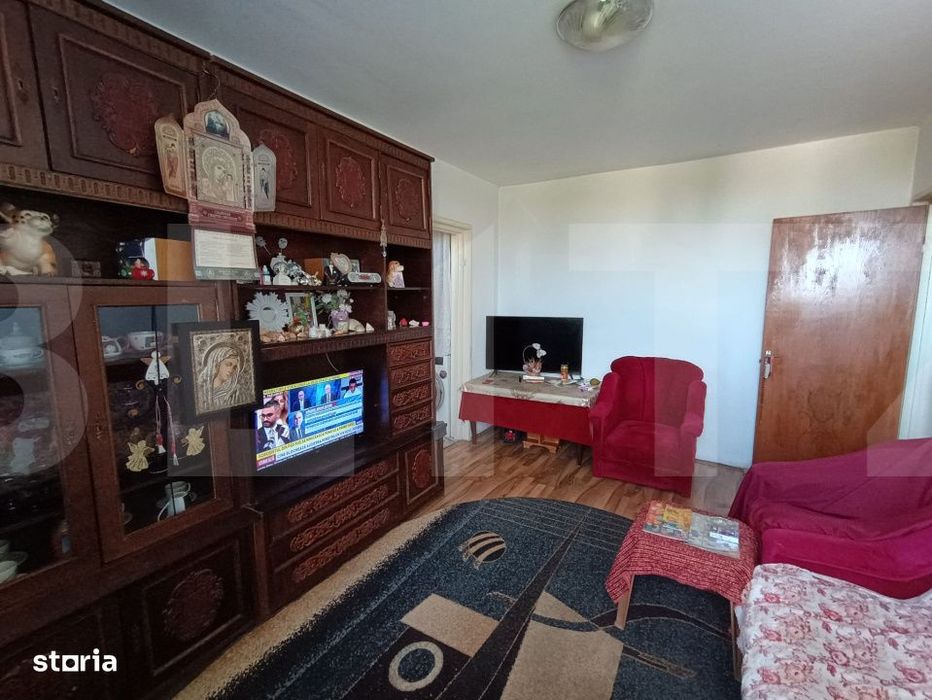 Apartament 3 camere, 52 mp, etaj 8/10, fara risc seismic, mobilat, zon
