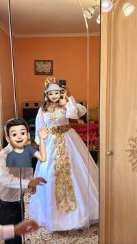 свадебное платье в казахском стиле