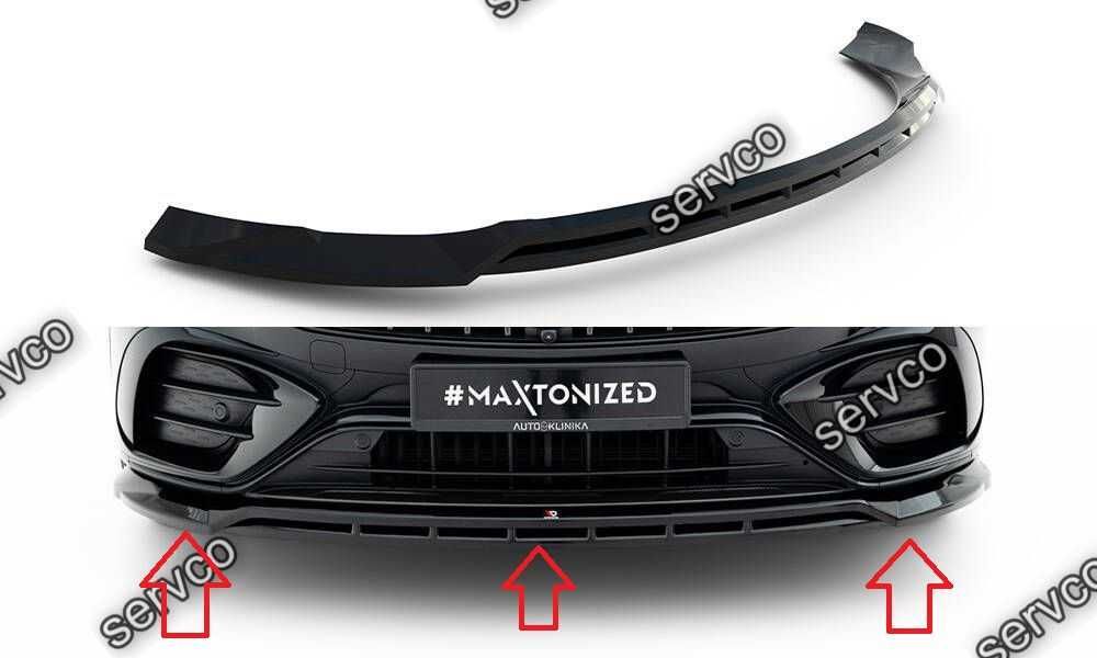 Prelungire bara fata Mercedes GLC X254 43 AMG 2022- v2 Maxton Design