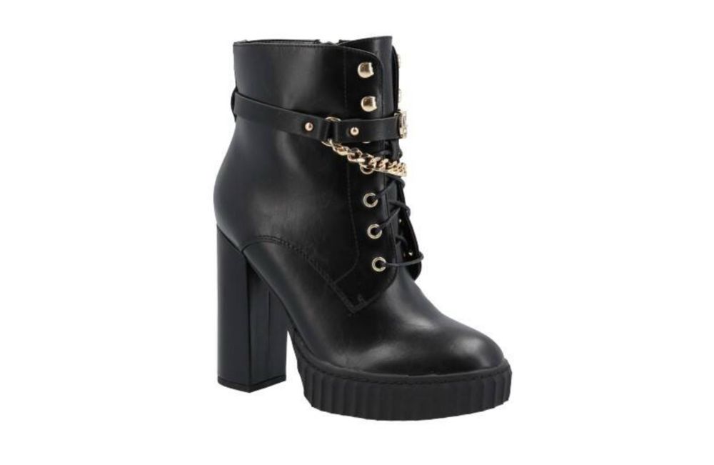 Боти на дебел ток guess