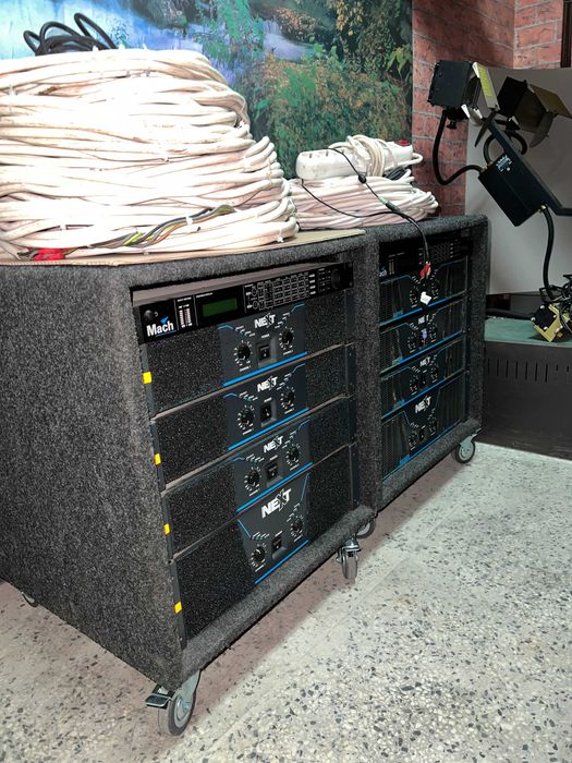 Професионална  озвучителна система с мощност 20 Kw