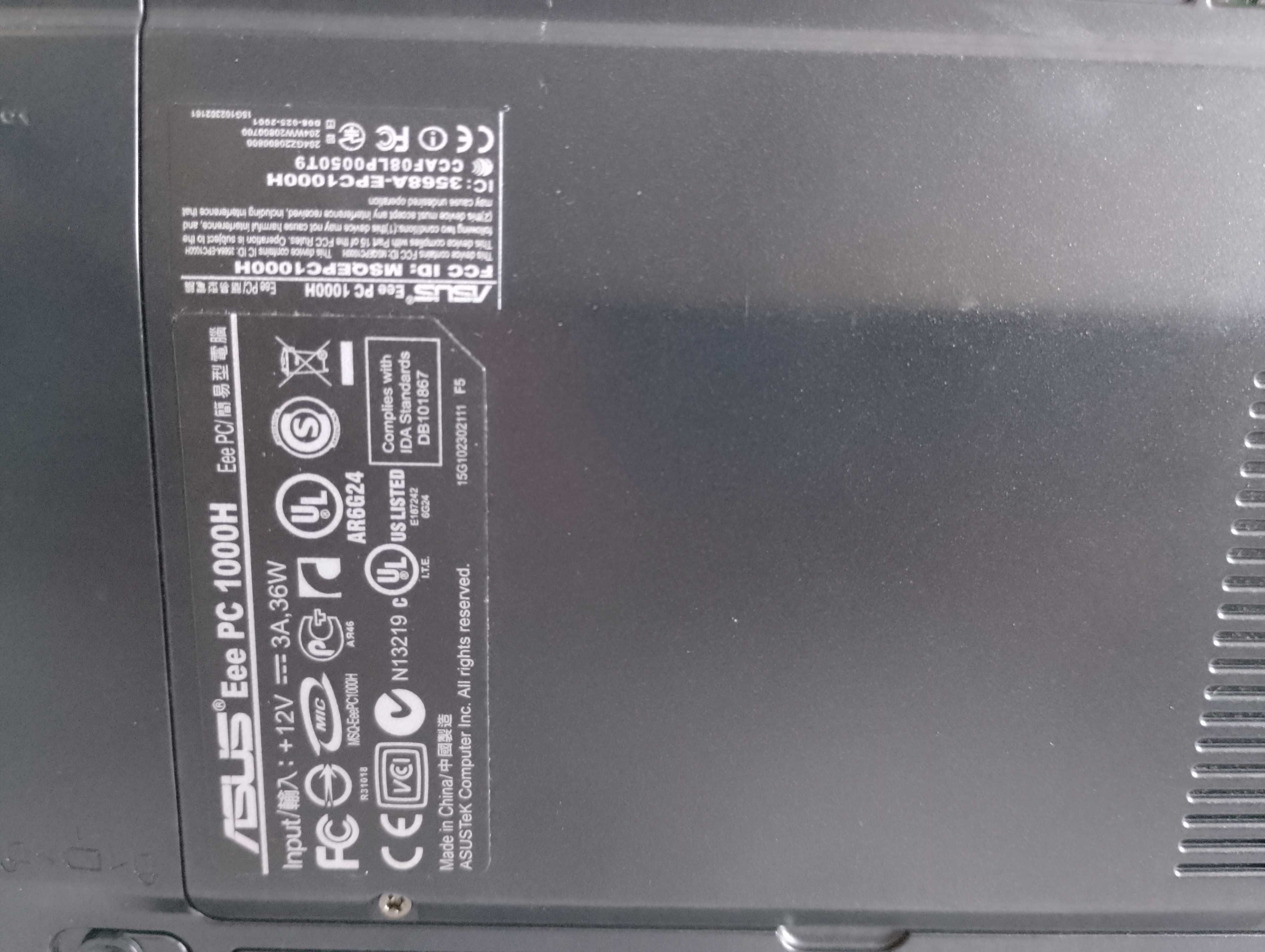 Asus Eee PC 10000H intel Atom