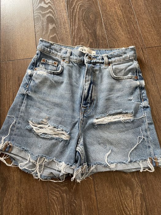Къси дънкови панталони Zara