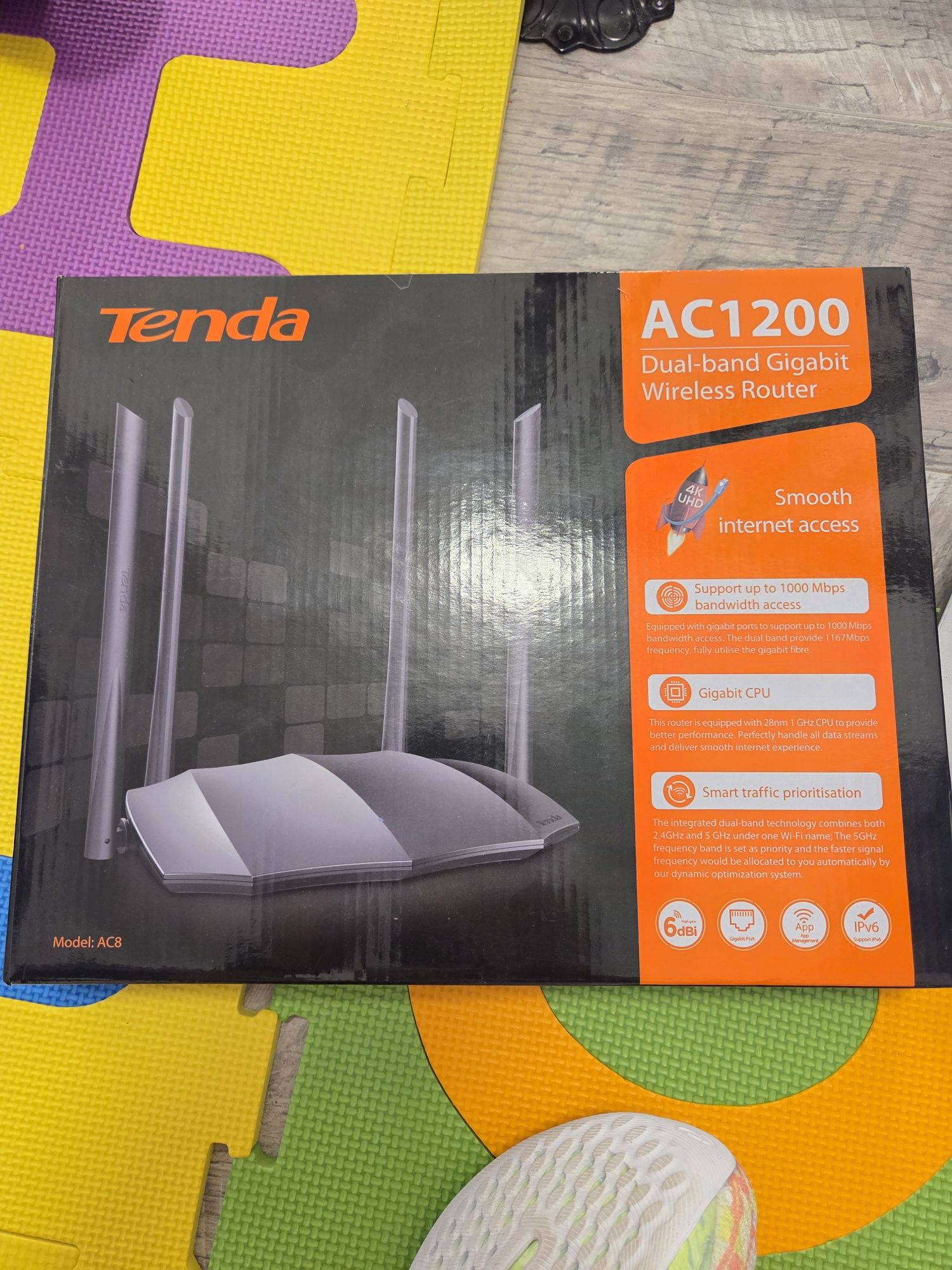 Router Gigabite Tenda Ac 1200
