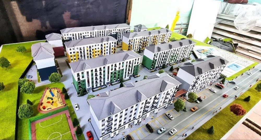 Продаётся квартира коробка в жк Dustlik 1-комнатная, ор-р метро и парк