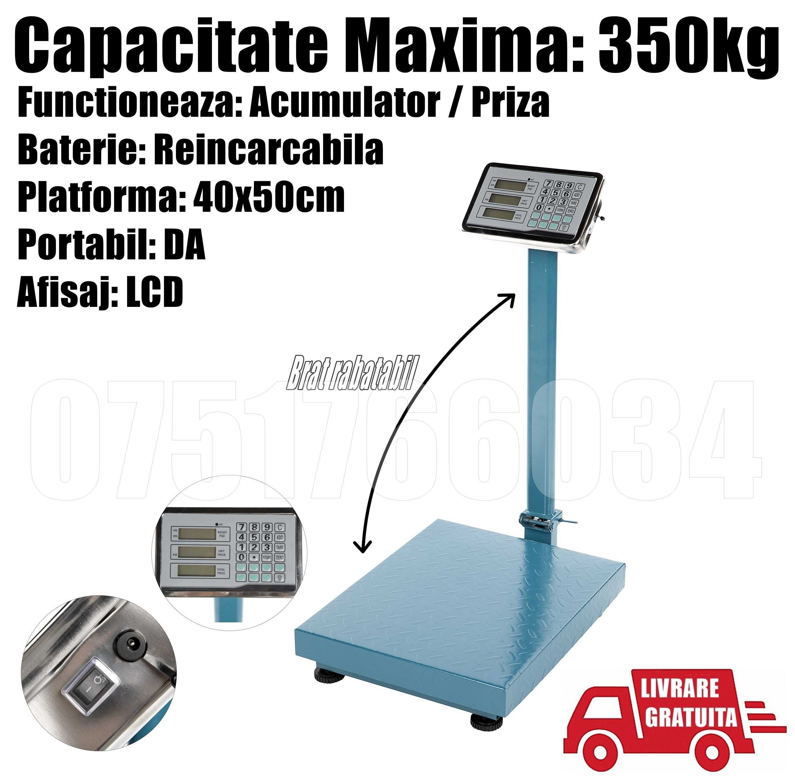 Cantar Platforma Portabil Animale Legume Fructe 350kg LivratGratuit AB