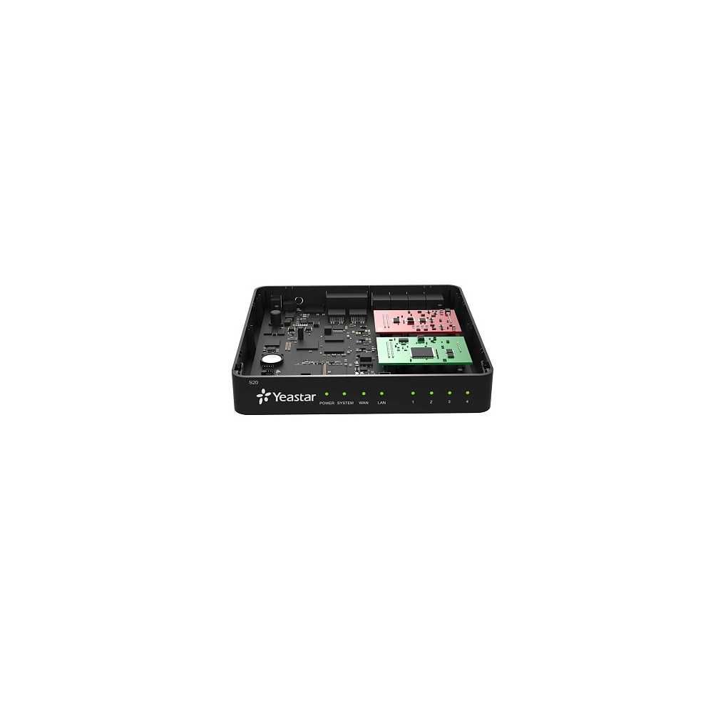 IP АТС Yeastar S20 /20 SIP/1 GSM/4 канала FXO/FXS