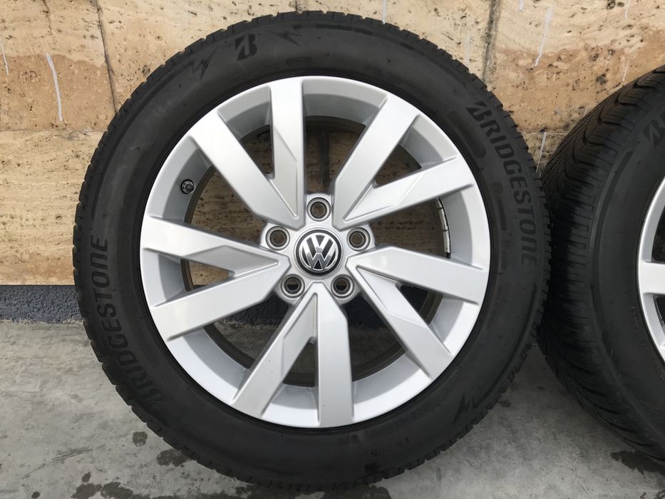 Jante Roți 16 VW Caddy Touran Golf 5 6 7 8 Anvelope iarna 205 55 R16