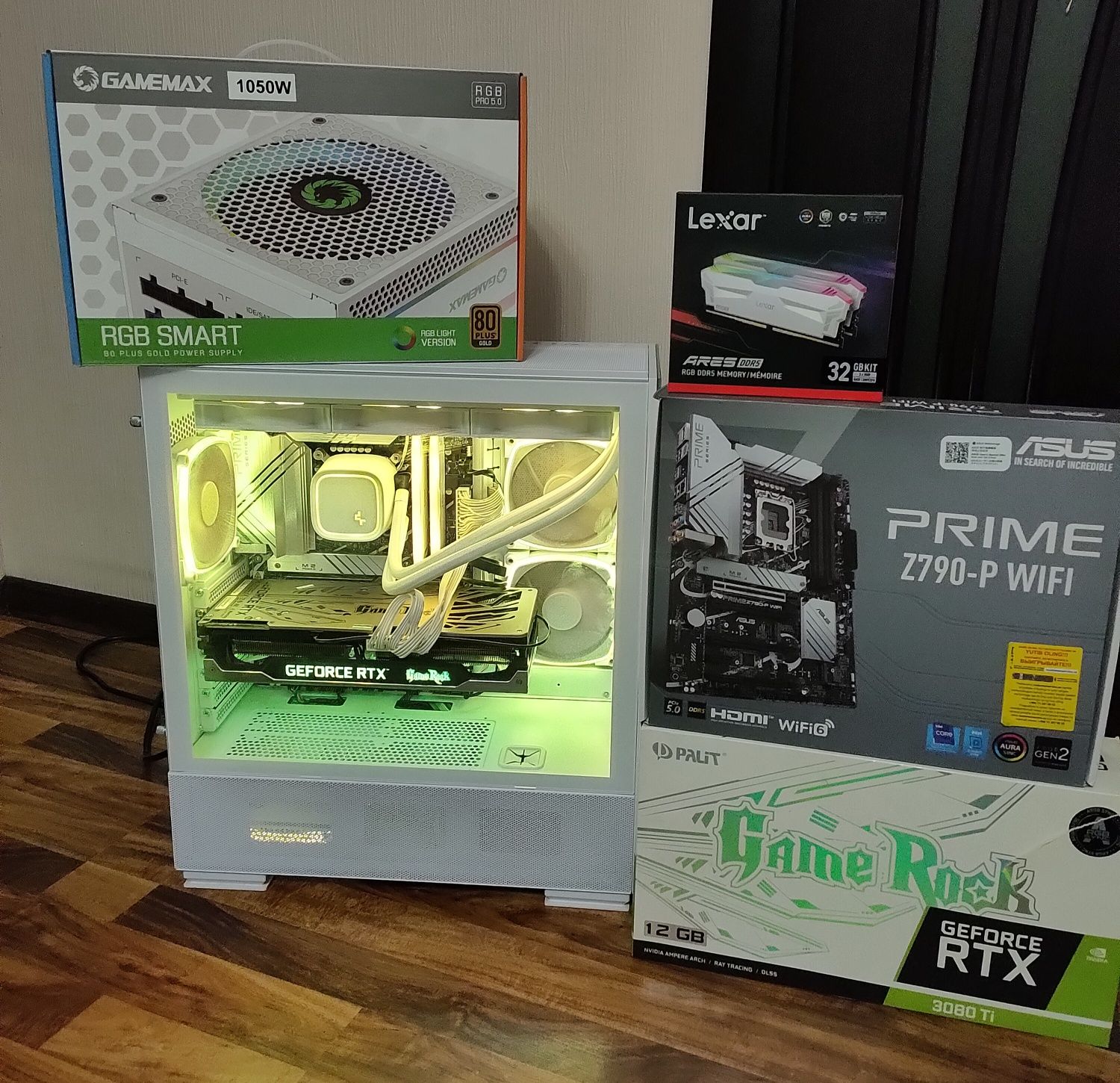 Core i7 14700KF/RTX3080ti 12gb/32gb ddr5/Z790 Asus/1tb ssd/1050w blok