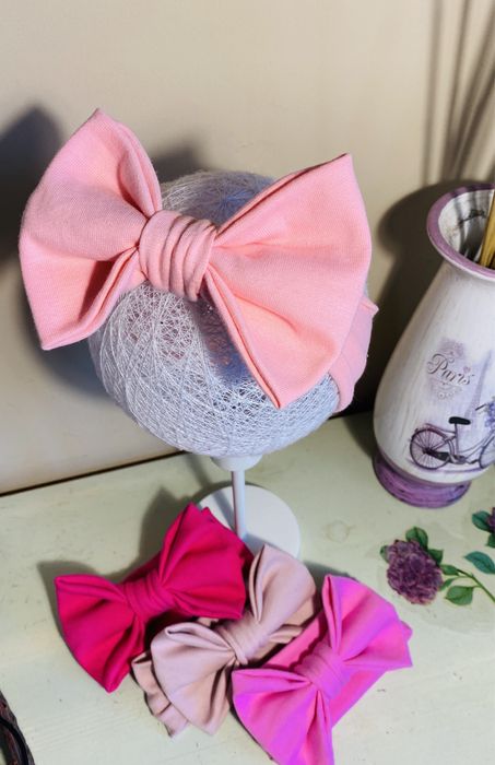 Бебешки ленти с голяма панделка