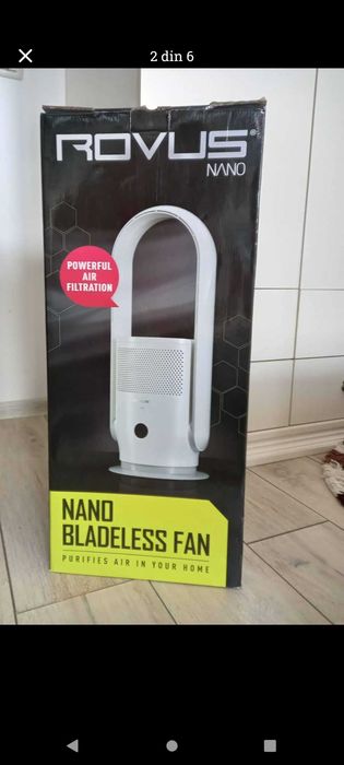 Ventilator si purificator fara elice NANO ROVUS + UV