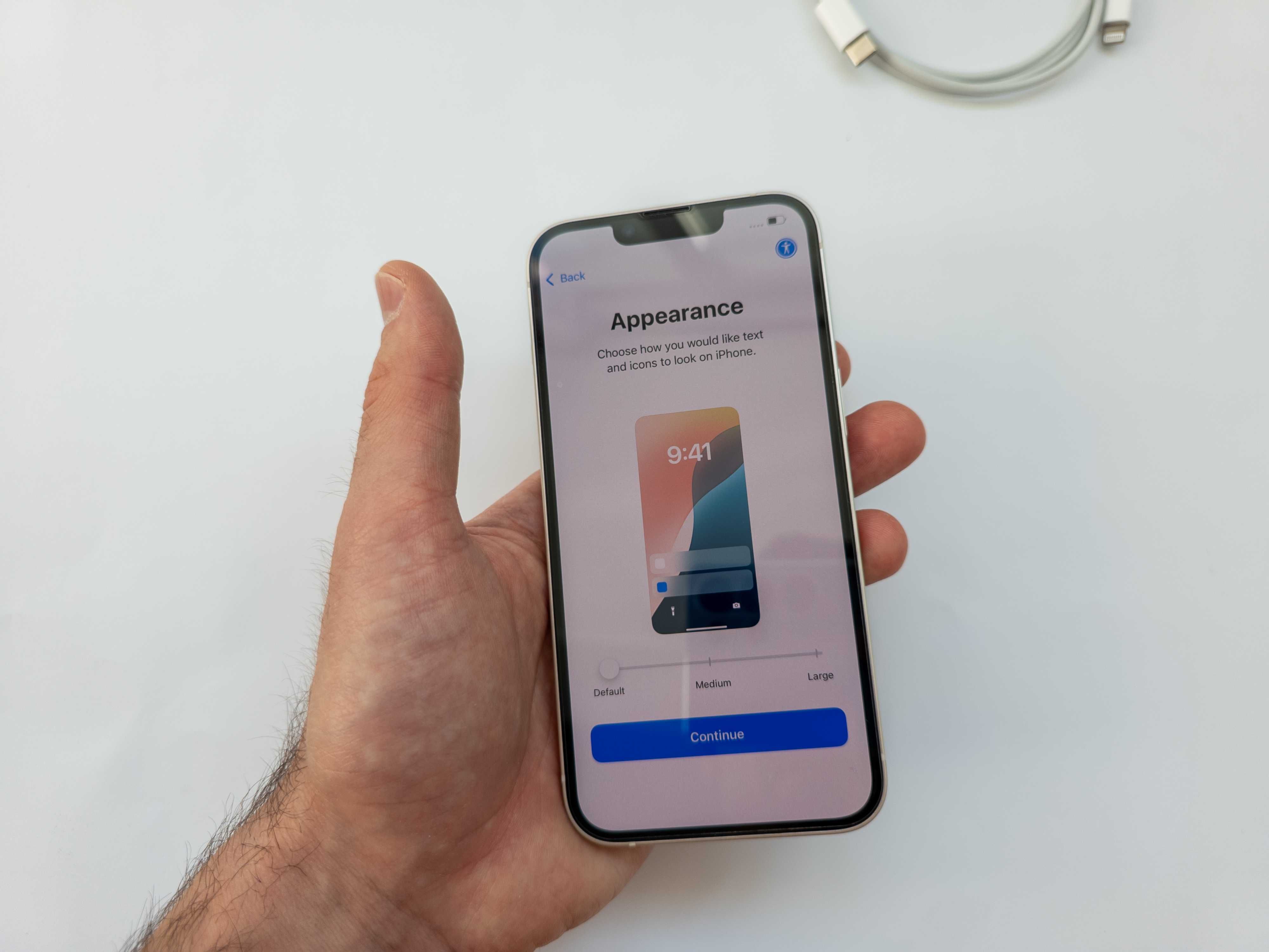 iPhone 14 128GB Starlight (бял)
