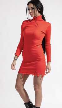 Червена рокля venetta fashion