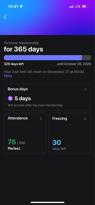 Уанфит Абонемент продаю на год