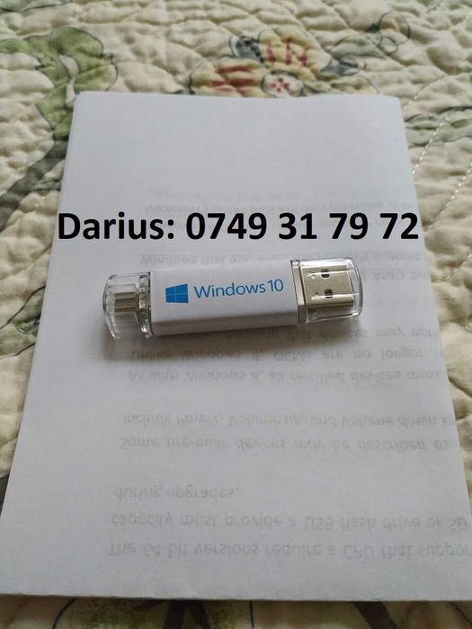 Windows 7, 8.1, 10 și 11 Pro, Office cu licență pe stick USB bootabil