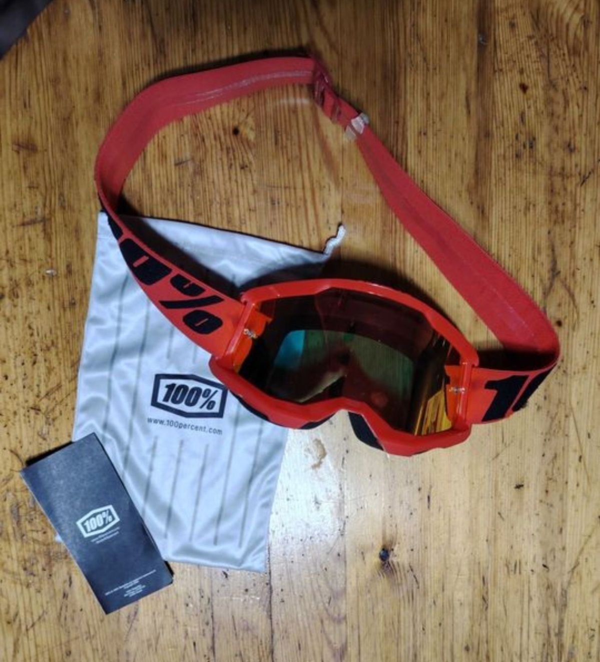 Очила 100% Strata2 Red – Mirror Red