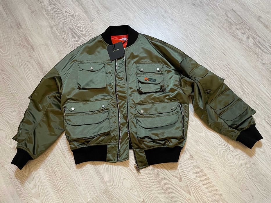 Palm Angels geaca L-XL oversize, originala, retail 1510 euro