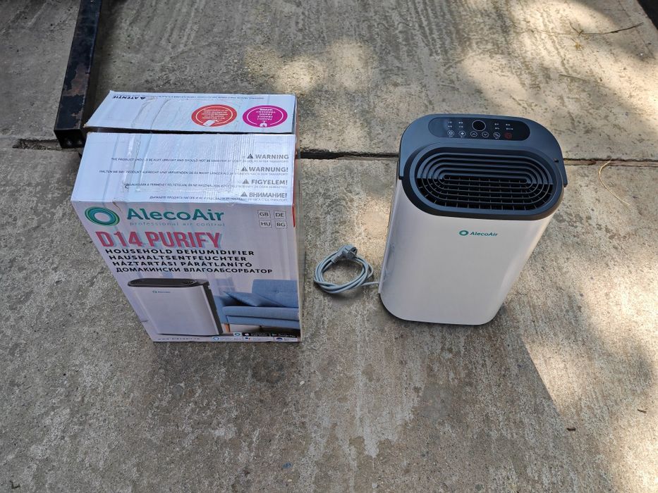 Dezumidificator si Purificator aer AlecoAir D14 purify cutie completa