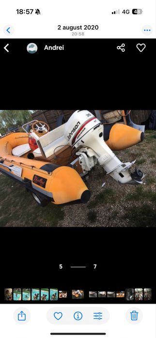 Barca joker rib  cu peridoc motor 35 hp