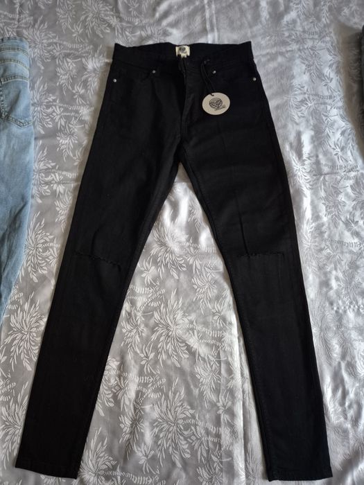 Ocazie Lot 3 Perechi Pantaloni 11-12 ani cu franjuri noi eticheta UK