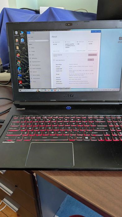 Laptop gaming MSI