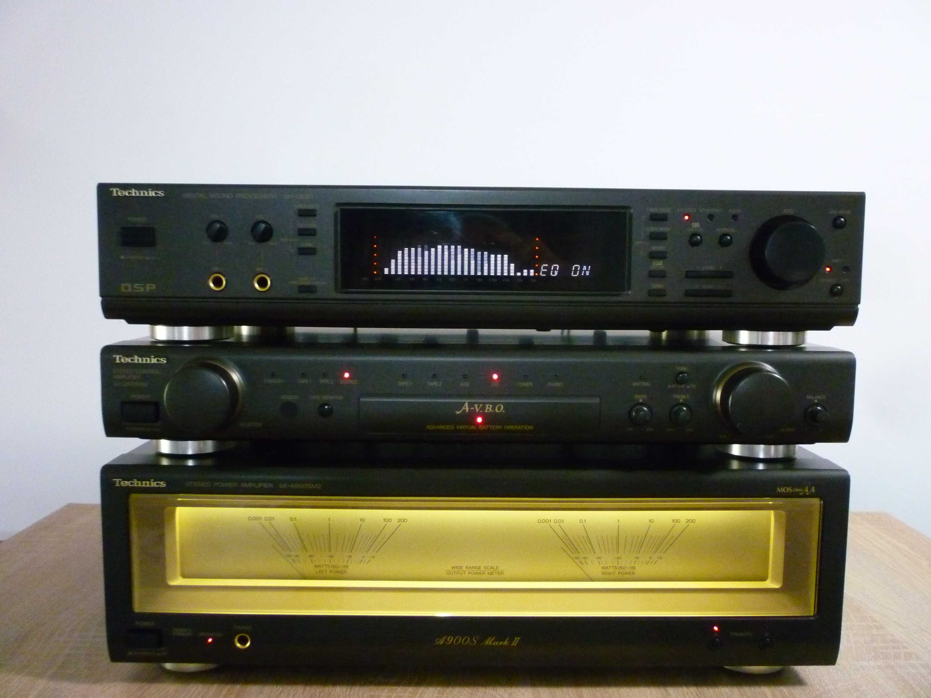amplificator  si  procesor  technics
