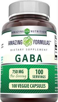 ГАМК ГАБА 750 мг 100 капсул из Америки.