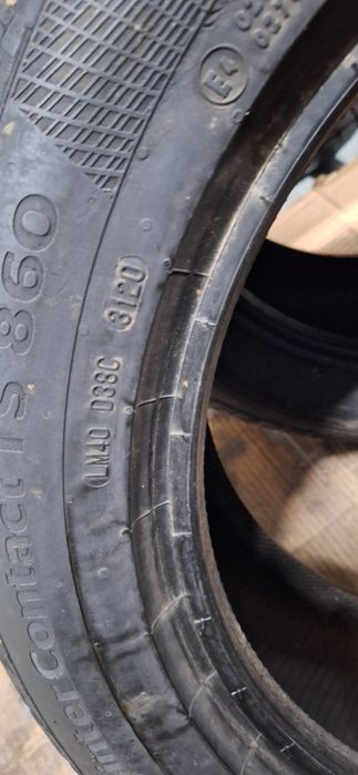 8mm! 1 бр 225 50 17 Continental wintercontact ts 860