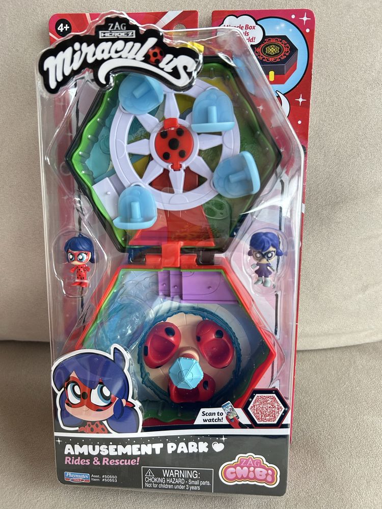 MIRACULOUS Калинката и Котарака Chibi box  Увеселителен парк/Пекарна
