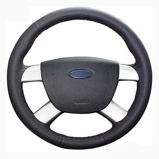 Кожен калъф за волан шиещ, Ford Connect, Kuga, Focus 2, C-Max