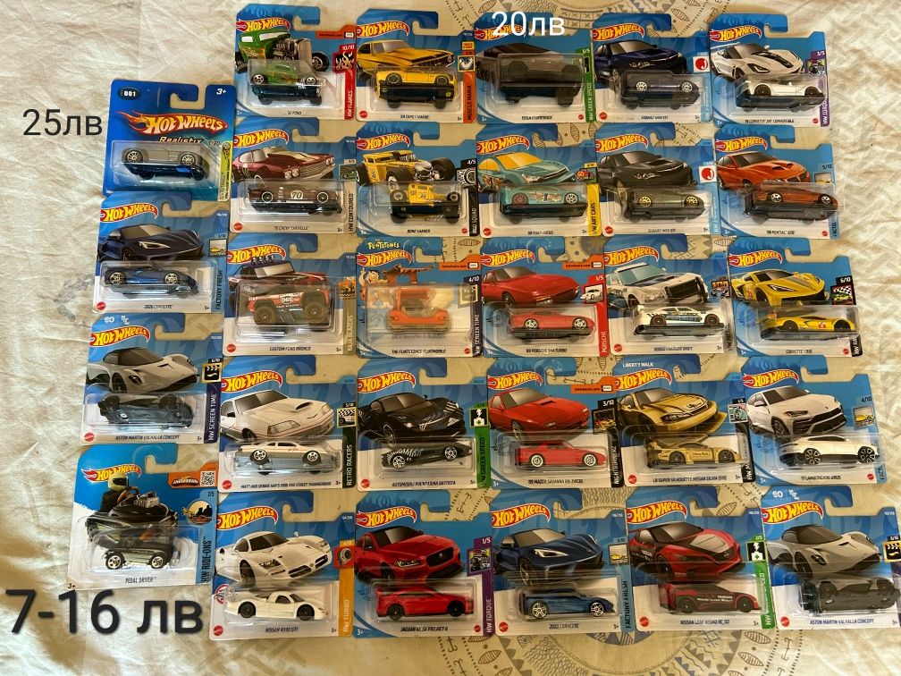 HOT WHEELS колички 1:64 premium, full sets, collections